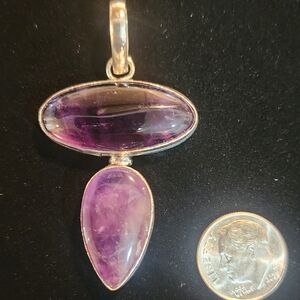 Amythest Pendant 🤍